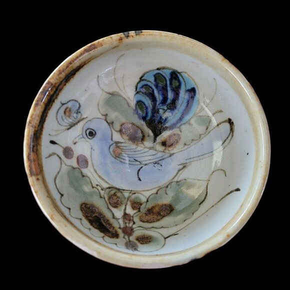 Vintage Tonala Ceramic Decorative Small Bowls (Set of 2) - Picture 5 of 11